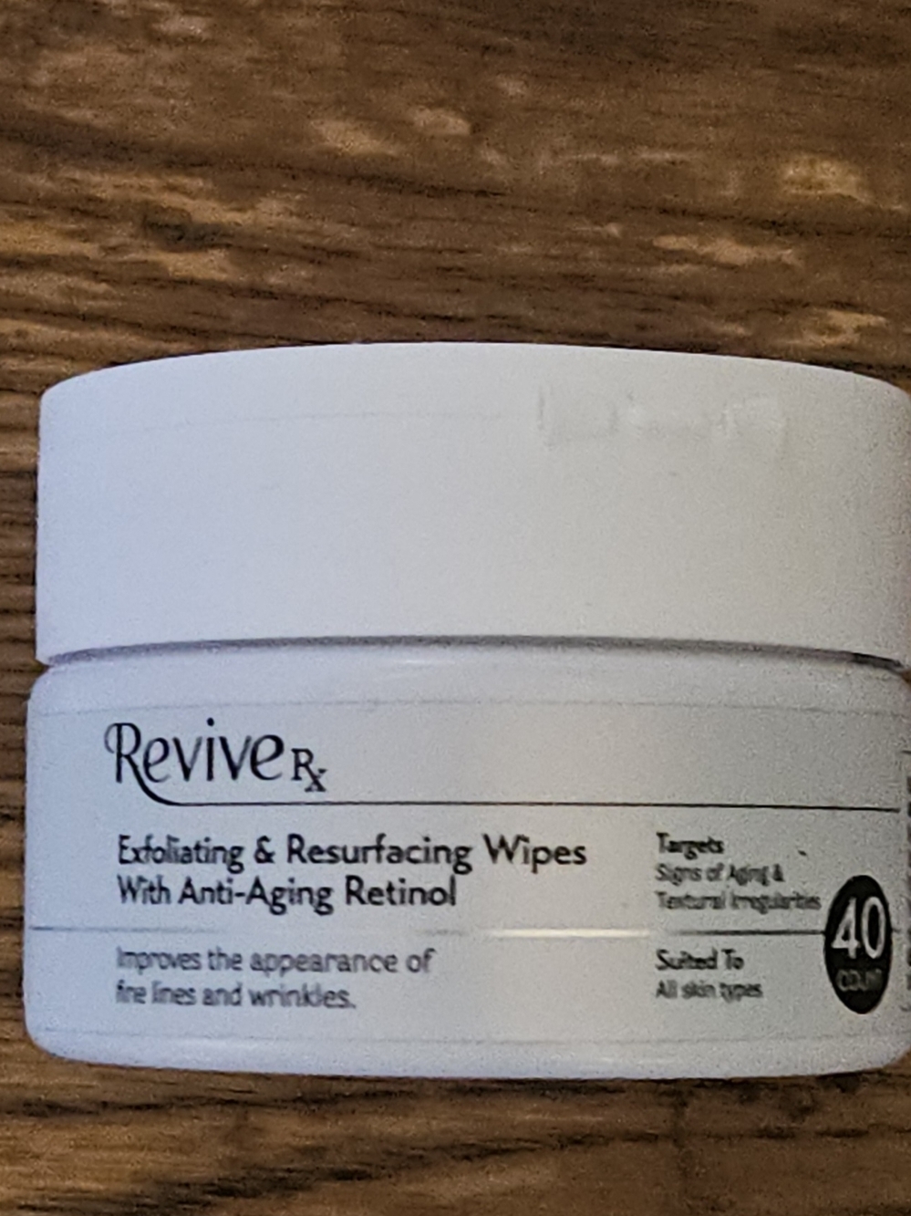 Revive RX Exfoliating & Resurfacing Wipes With Anti-Aging Retinol BNIB - Picture 4 of 6